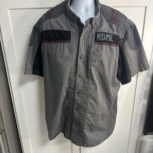 Harley Davidson Button Down Air Weave Men's Shirt Size 3 XL Motorcycle
